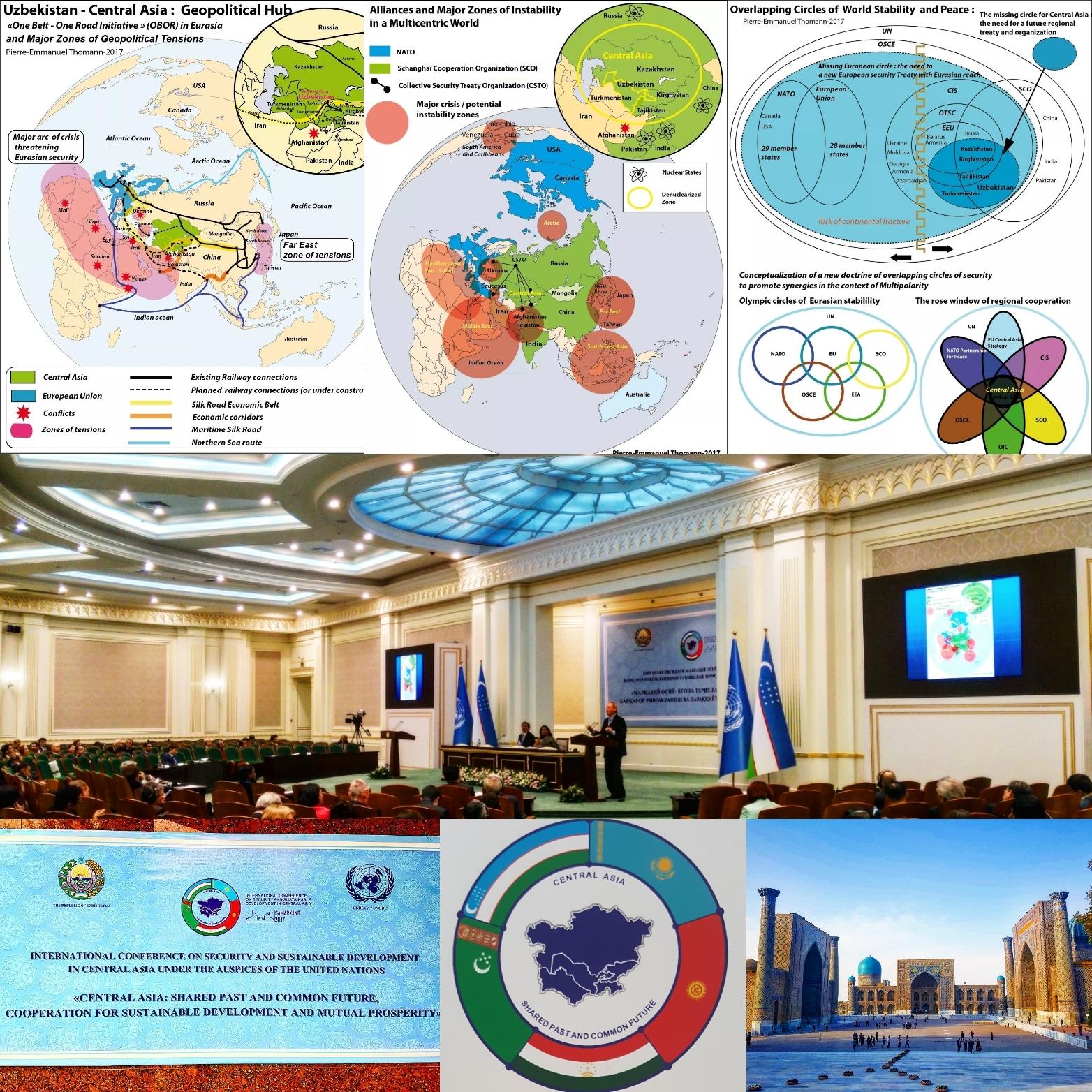 Geopolitical maps – International conference « Central Asia, Shared past and Common future »